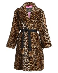 marc jacobs leopard coat
