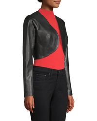 Leather Bolero Jacket Plus Size