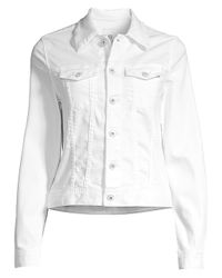 ag robyn white denim jacket
