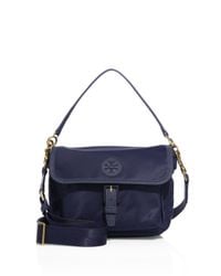 Tory Burch Synthetic Scout Nylon Crossbody Bag in Blue - Lyst