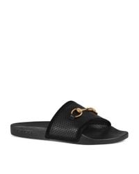 gucci pursuit horsebit slide