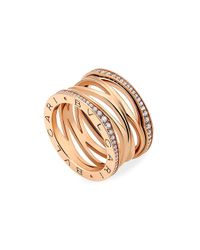 Bvlgari B Zero1 Rings Lyst Bvlgari B Zero1 Rings Lyst
