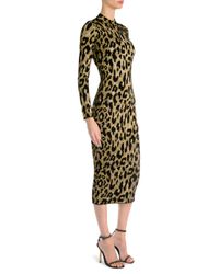 versace leopard dress