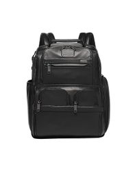tumi leather bag