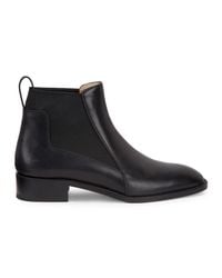 Christian Louboutin Marmada Leather Chelsea Boots in Black - Lyst