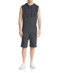 fila sleeveless hoodie
