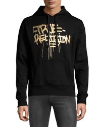 mens graffiti hoodie