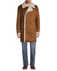 guess sheepskin jacket