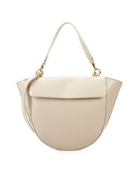 Saks Fifth Avenue Natural Courtney Leather Crossbody Bag