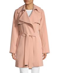 michael kors pink trench coat