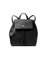 michael kors junie backpack black