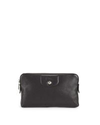 le pliage cuir pouch
