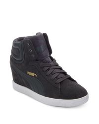 puma vikky wedge noir