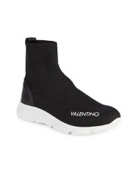 valentino trainers sock