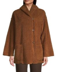 max studio teddy bear coat