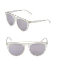 Smoke X Mirrors Gray Road Runner 53mm Browline Sunglasses
