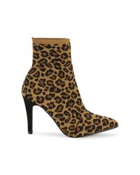 animal print sock boots
