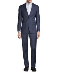 calvin klein blue suit pants