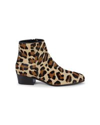 aquatalia leopard booties