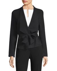 tahari black blazer