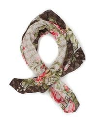 guess silk scarf
