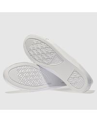 converse white & gold all star coral craft pu ox trainers