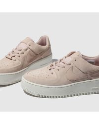 pale pink air force 1 sage low trainers