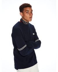 Scotch & Soda - Blue Oversized Melange Sweater for Men - Lyst