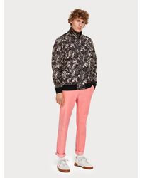 Scotch & Soda Multicolor Nylon Harrington Jacket for men