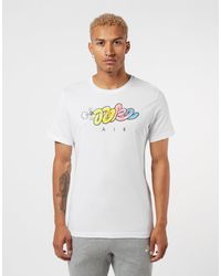 Nike Balloon Short Sleeve T-shirt in White for Men - Lyst