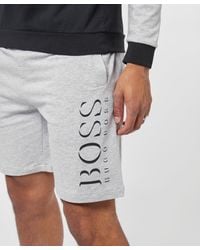 boss authentic fleece shorts