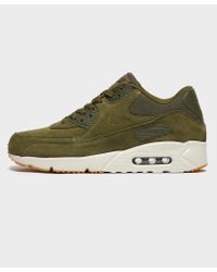 Nike Air Max 90 Ultra Suede in Green 