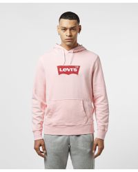 levis pink hoodie mens