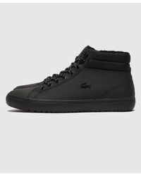 lacoste straightset thermo boot black