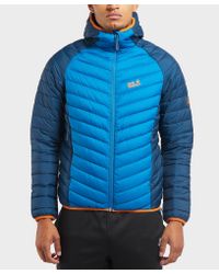 jack wolfskin mens zenon storm down jacket