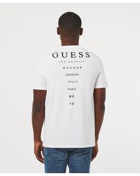 guess t shirt backprint