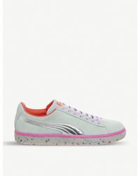 PUMA X Sophia Webster Candy Princess Suede Trainers in Blue - Lyst