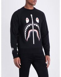 bape jumper black