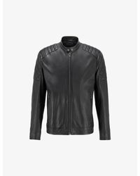 boss jackson leather jacket