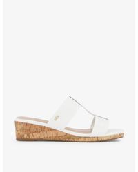 dune low wedge sandals