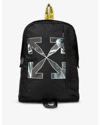 off white clear backpack