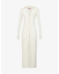 womens ivory maxi dress