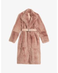 ted baker fur coats