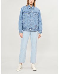 tommy jeans corduroy crest trucker jacket