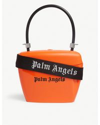 Palm Angels Padlock Bag in Orange Black (Orange) - Lyst