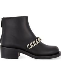 givenchy boots with chain
