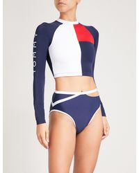 tommy hilfiger cropped top
