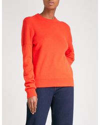 calvin klein orange jumper