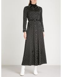 dufort silk wrap dress