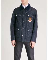 embroidered quilted jacket